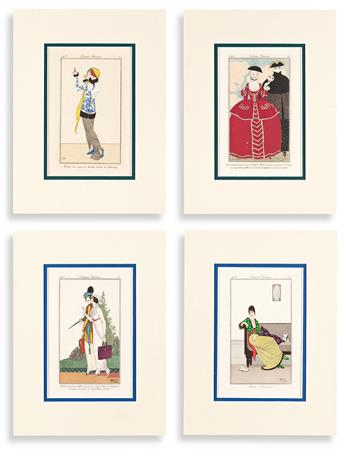 (COSTUME.) Costumes Parisiens. Approximately 70 fashion plates from the magazine.